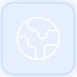 Globe icon for community fibre